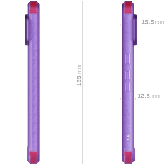 Purple Pixel 8 Pro Case Clear
