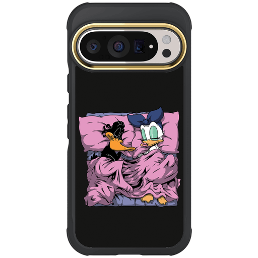 Google Pixel 9 Pro XL Sleeping Together Plastic Edition by RX Strip Artist Artwork Protective Phone Case Limited Edition Collab Cover