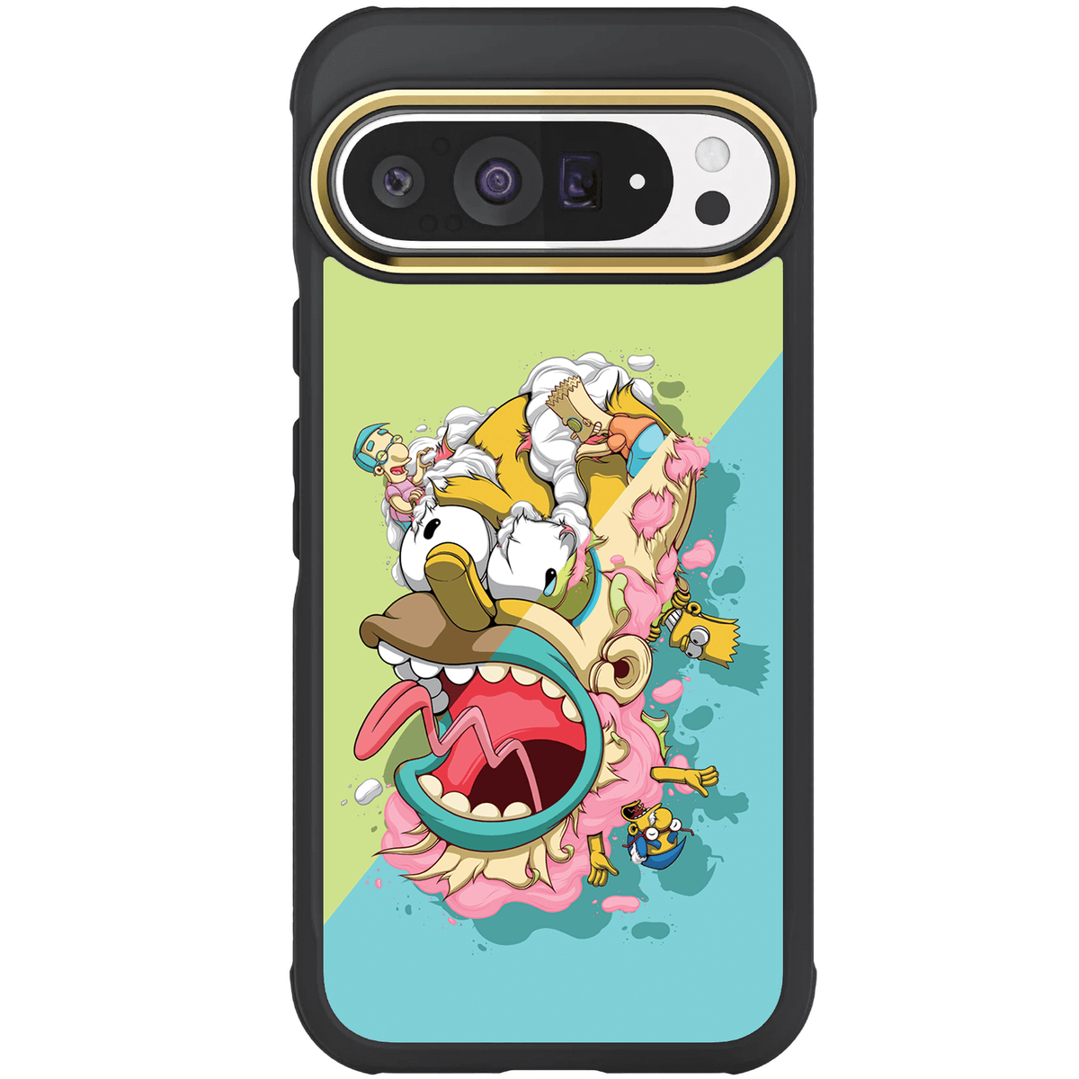 Google Pixel 9 Pro XL DECONSTRUCTED YINYÁNG by Dhani Barragán Artist Artwork Protective Phone Case Limited Edition Collab Cover