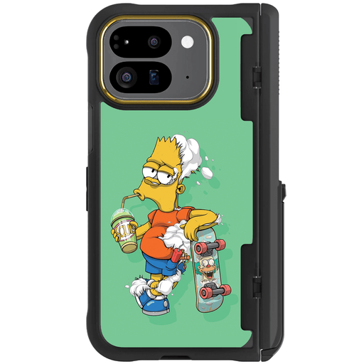 Pixel 9 Pro Fold DECONSTRUCTED BART by Dhani Barragán Artist Artwork Protective Phone Case Limited Edition Collab Cover