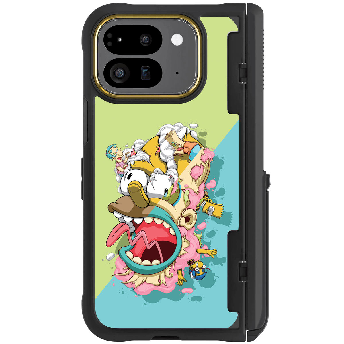 Pixel 9 Pro Fold DECONSTRUCTED YINYÁNG by Dhani Barragán Artist Artwork Protective Phone Case Limited Edition Collab Cover
