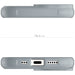 MagSafe Apple iPhone 16 Clear Gray Protective Phone Case