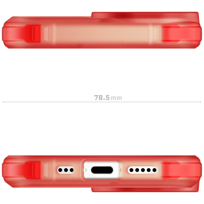 MagSafe iPhone 16 Clear Pink Phone Case