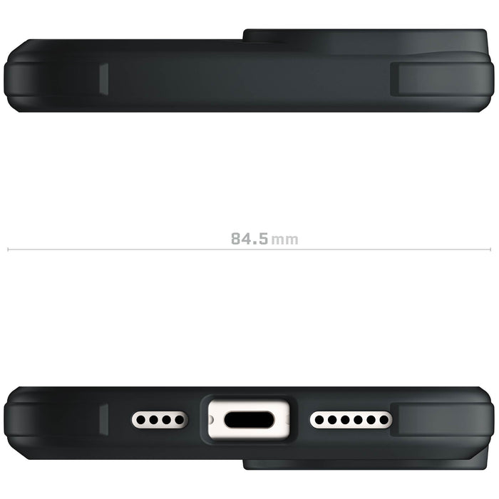 Apple iPhone 16 Plus MagSafe Clear Black Protective Phone Case Cover