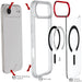 Apple iPhone Air Case Clear MagSafe Protective Phone Cover Shockproof