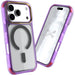 iPhone 17 Pro Case Purple Clear MagSafe Protective Phone Cover Shockproof Magnetic Mag Safe Slim