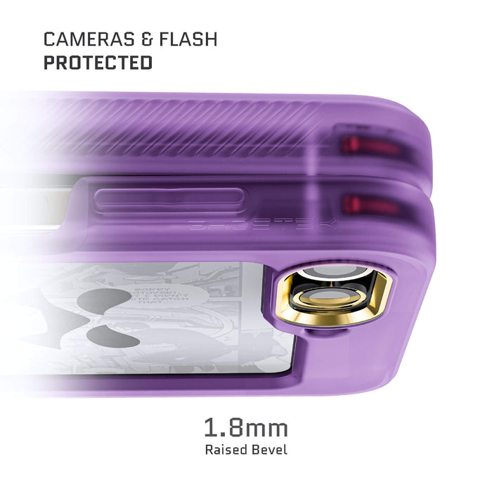 Samsung Galaxy Z Flip 5 Purple Case Clear