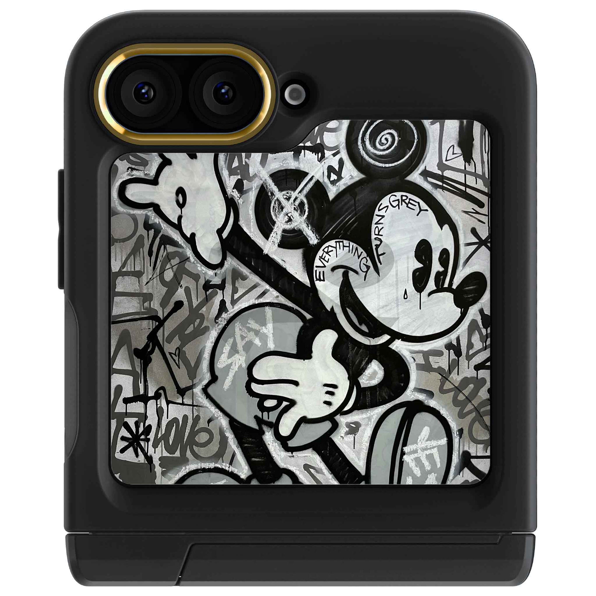 Mouse Collab Mickey Mouse Everything Turns Grey — COVERT Collab Artwork Case — GHOSTEK