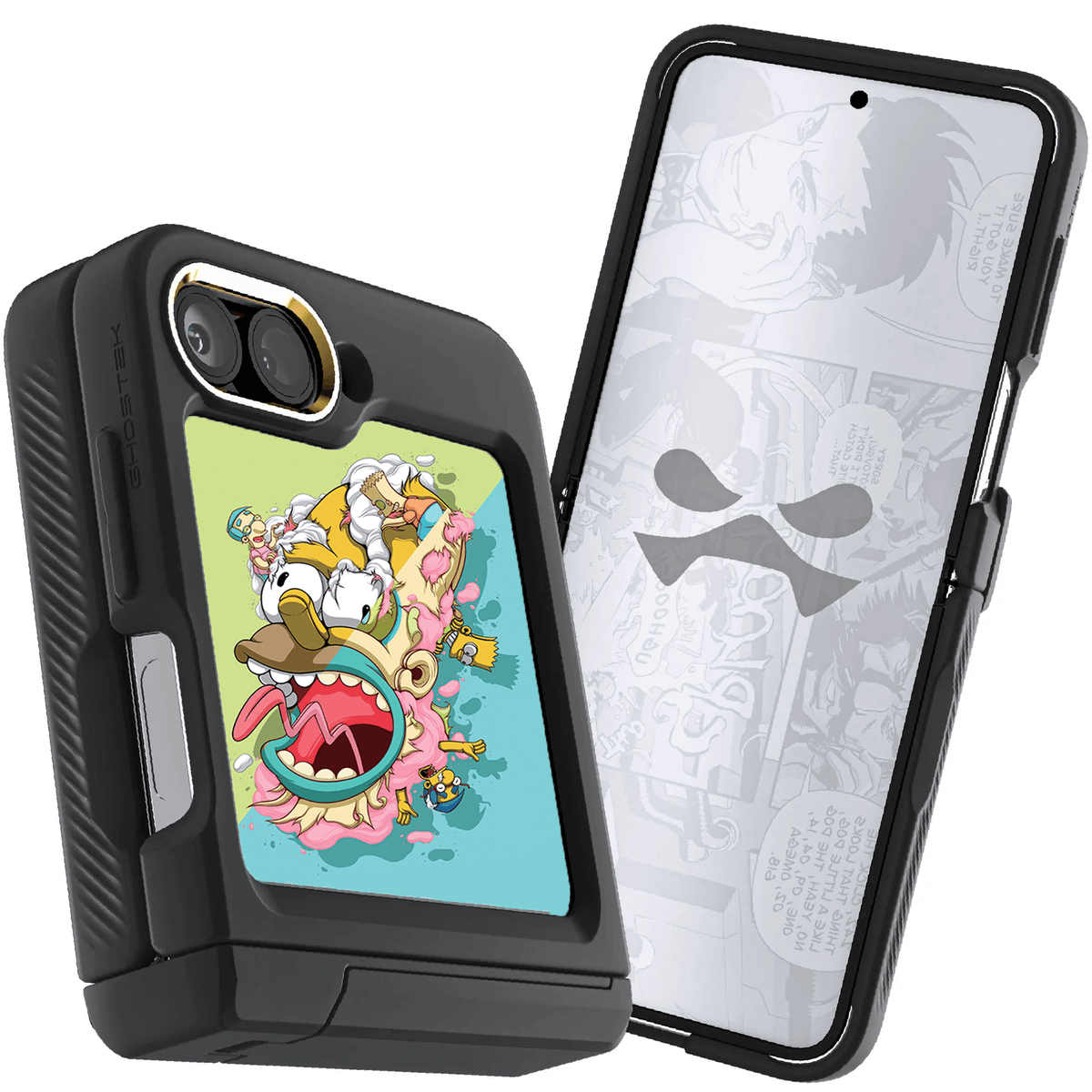 Samsung Galaxy Z Flip 6 DECONSTRUCTED YINYÁNG by Dhani Barragán Artist Artwork Protective Phone Case Limited Edition Collab Cover