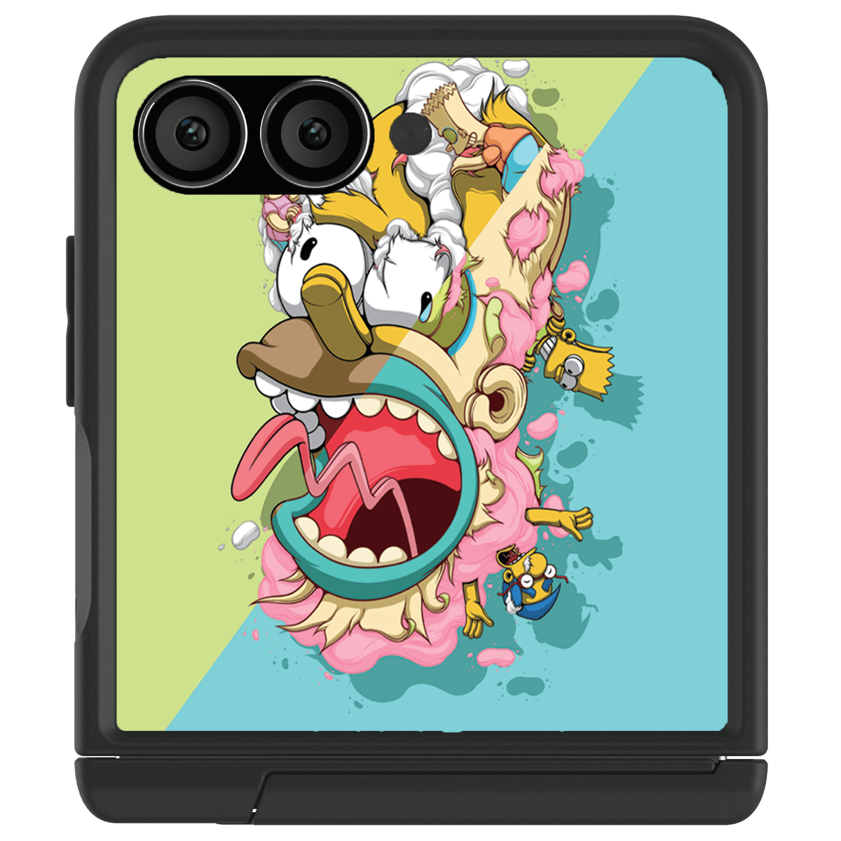 Galaxy Z Flip 7 DECONSTRUCTED YINYÁNG by Dhani Barragán Artist Artwork Protective Phone Case Limited Edition Collab Cover