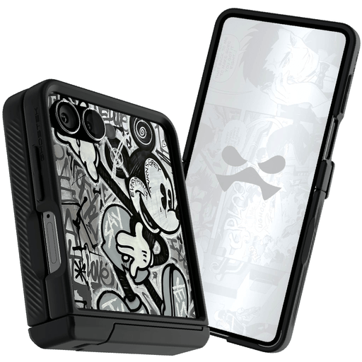 Galaxy Z Flip 7 Mickey Mouse Everything Turns Grey Case