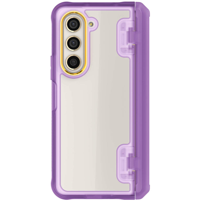 Samsung Z Fold 5 Case Clear Purple