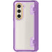 Samsung Z Fold 5 Case Clear Purple