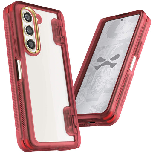 Samsung Galaxy Z Fold 5 Red Case Clear