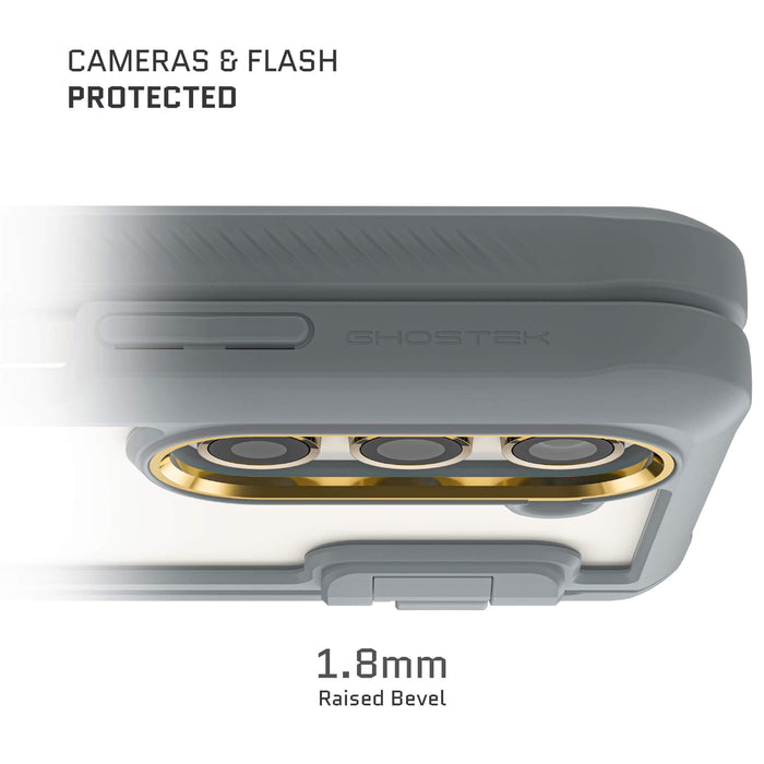 Samsung Z Fold 5 Case Clear Gray