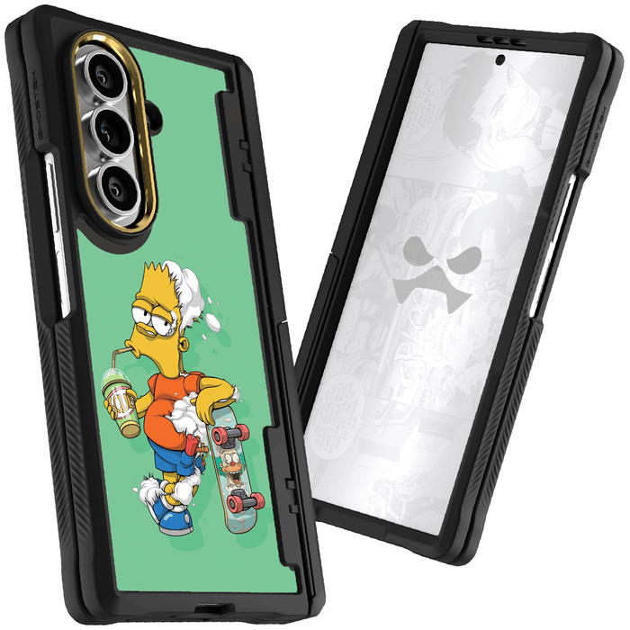 Samsung Galaxy Z Fold 7 DECONSTRUCTED BART by Dhani Barragán Artist Artwork Protective Phone Case Limited Edition Collab Cover