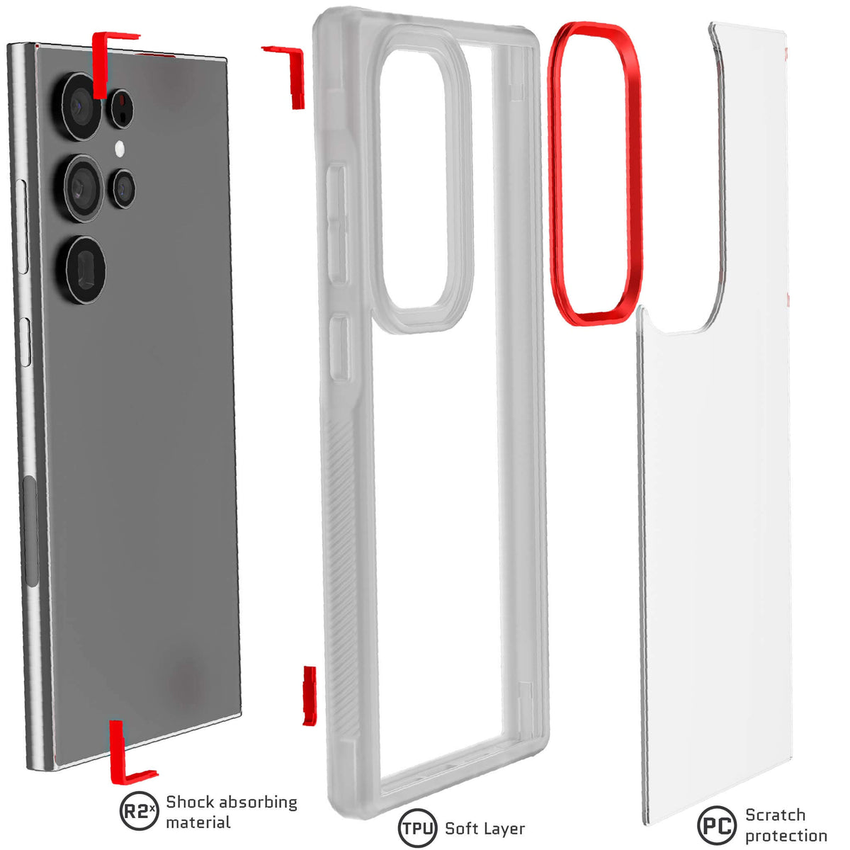 Clear Samsung S24 Ultra Case