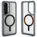Galaxy S26 Clear Case MagSafe Protective Phone Cover Magnetic Ring Shockproof Premium Cool Gray