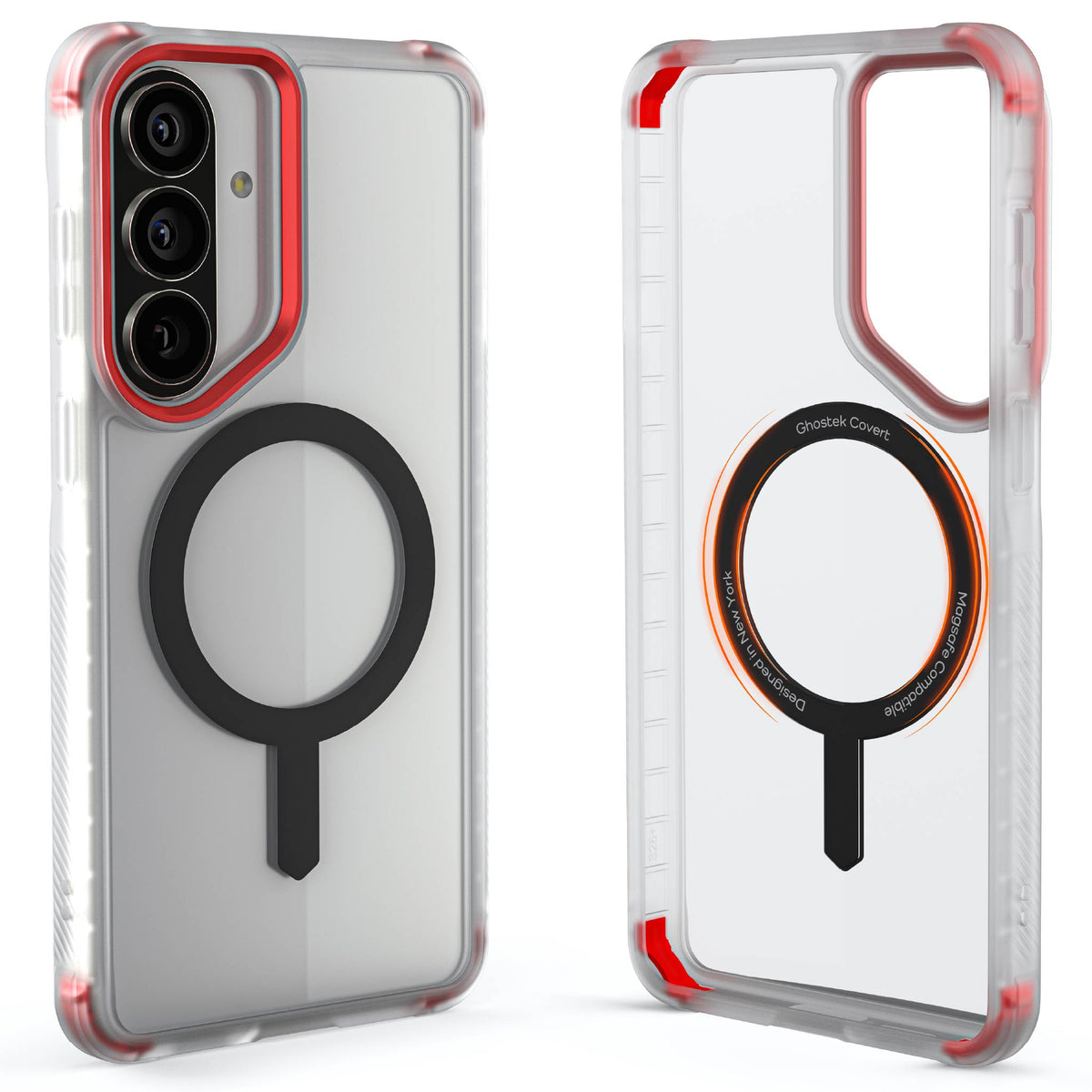 Galaxy S26 Plus Case Clear MagSafe Protective Phone Cover Magnetic Ring Shockproof Premium