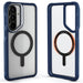Galaxy S26 Plus Clear Case MagSafe Protective Phone Cover Magnetic Ring Shockproof Premium Blue Matte