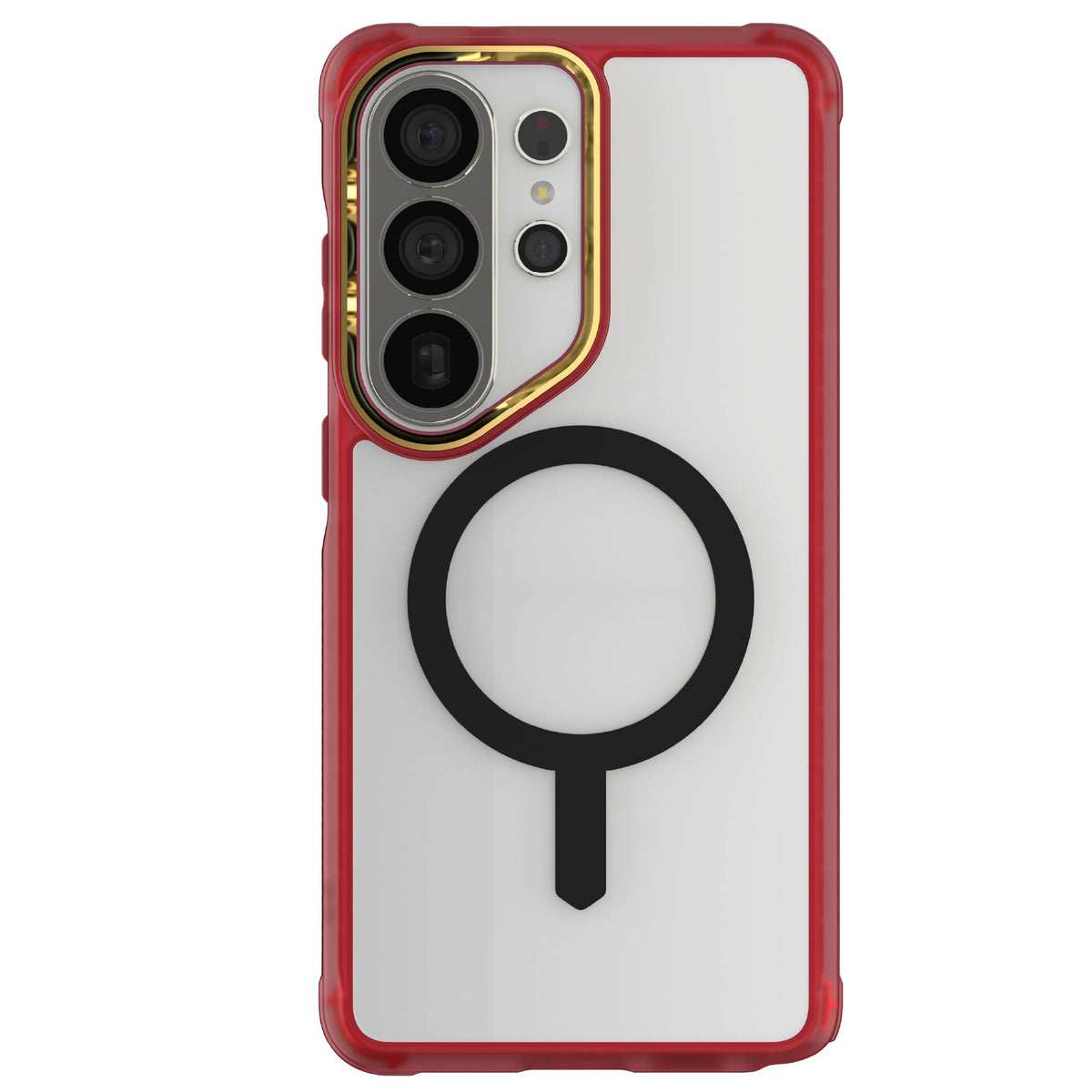 Galaxy S26 Ultra Clear Case MagSafe Protective Phone Cover Magnetic Ring Shockproof Premium Red Limited Edition