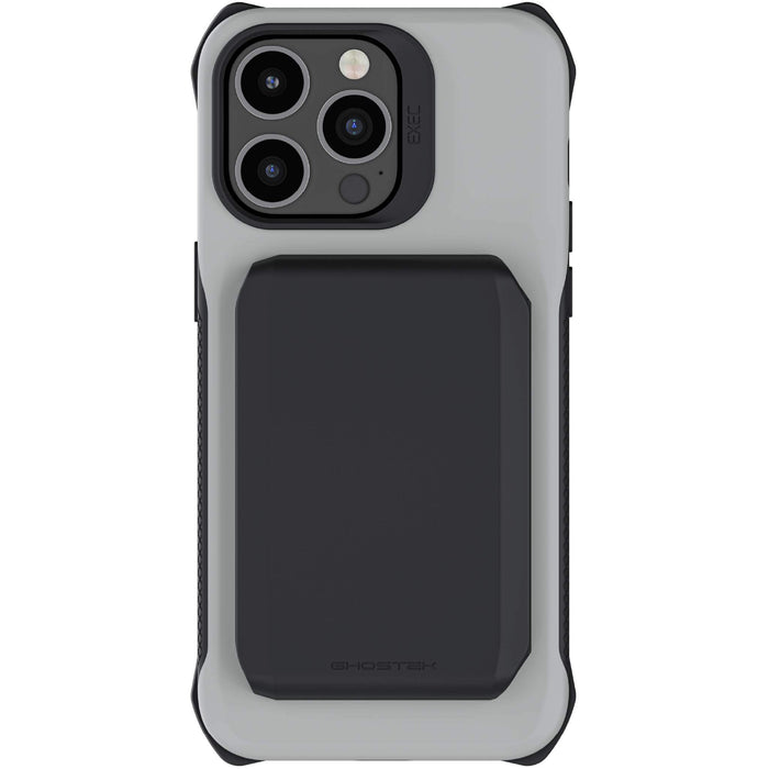 iPhone 15 Pro Max Wallet Case Grey
