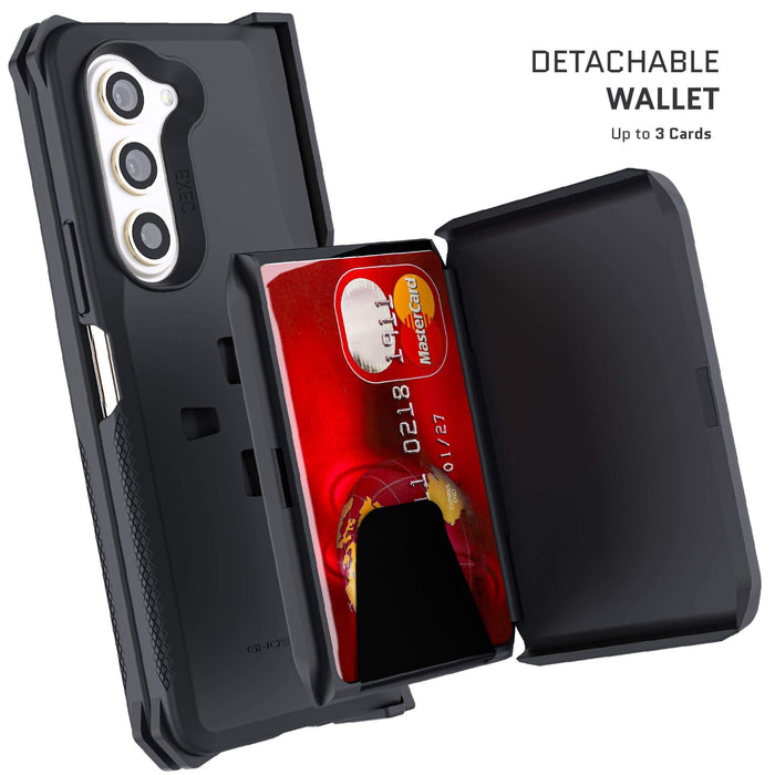 Defencase Wallet Card Holder Zipper Case Samsung Galaxy Z Fold5