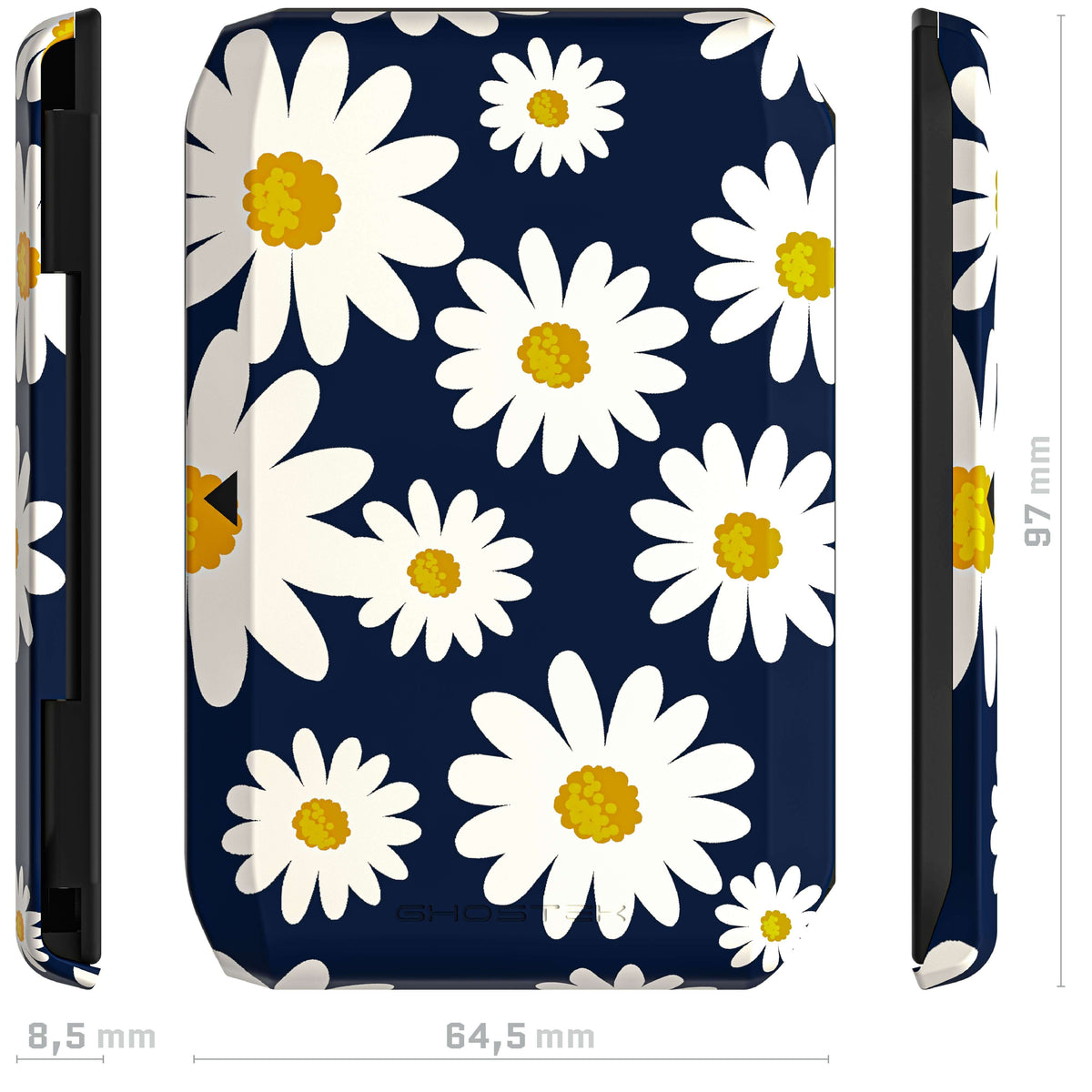 Wildflower Print MagSafe Wallet Magnetic Credit Card Holder RFID ID