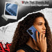 Samsung Galaxy Z Fold 7 Leather Case Blue with MagSafe