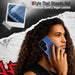 S26 Ultra Leather Case Blue with MagSafe Magnetic 