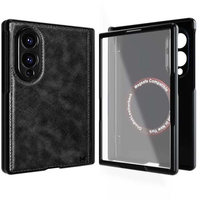 Galaxy Z Fold 8 Case Leather Black