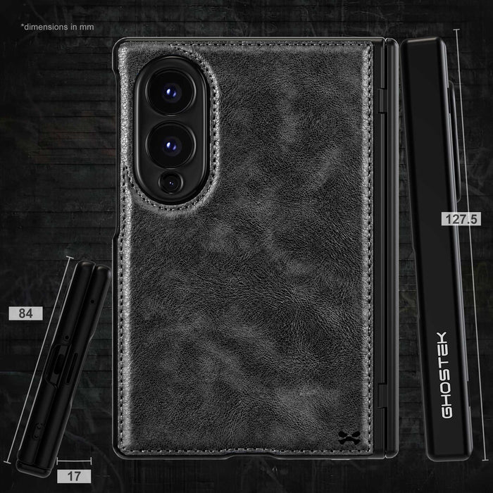 Galaxy Z Fold 8 Case Leather Black