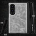 Samsung Galaxy Z Fold 8 Case Leather Gray MagSafe Magnetic Hinge Cover