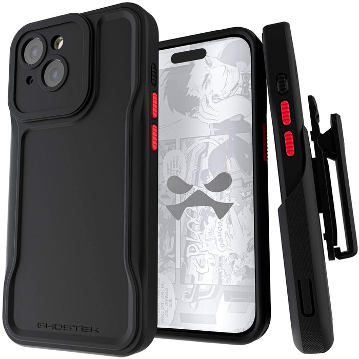 iPhone 15 Series Heavy Duty Cases with Holster — GHOSTEK