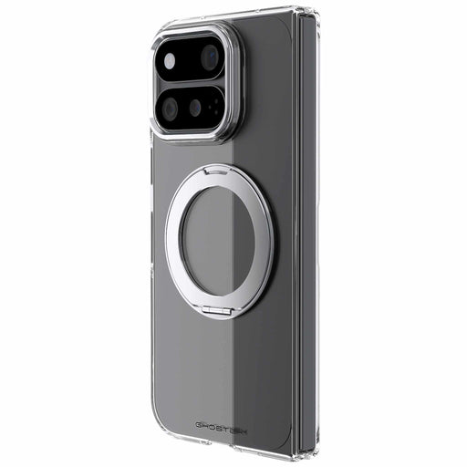 Google Pixel 11 Pro Fold Case Clear Silver