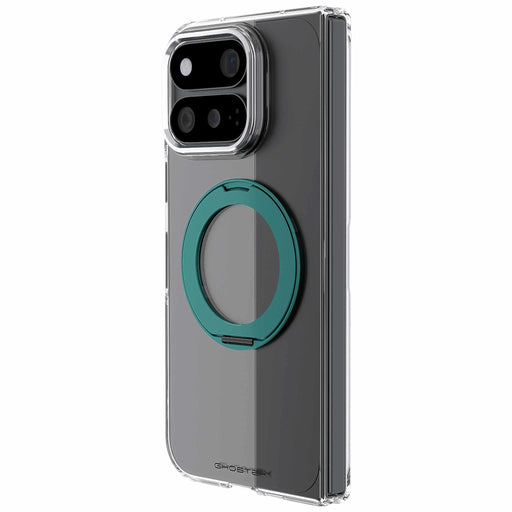 Google Pixel 11 Pro Fold Phone Case Clear Teal MagSafe Ring Magnetic Cover