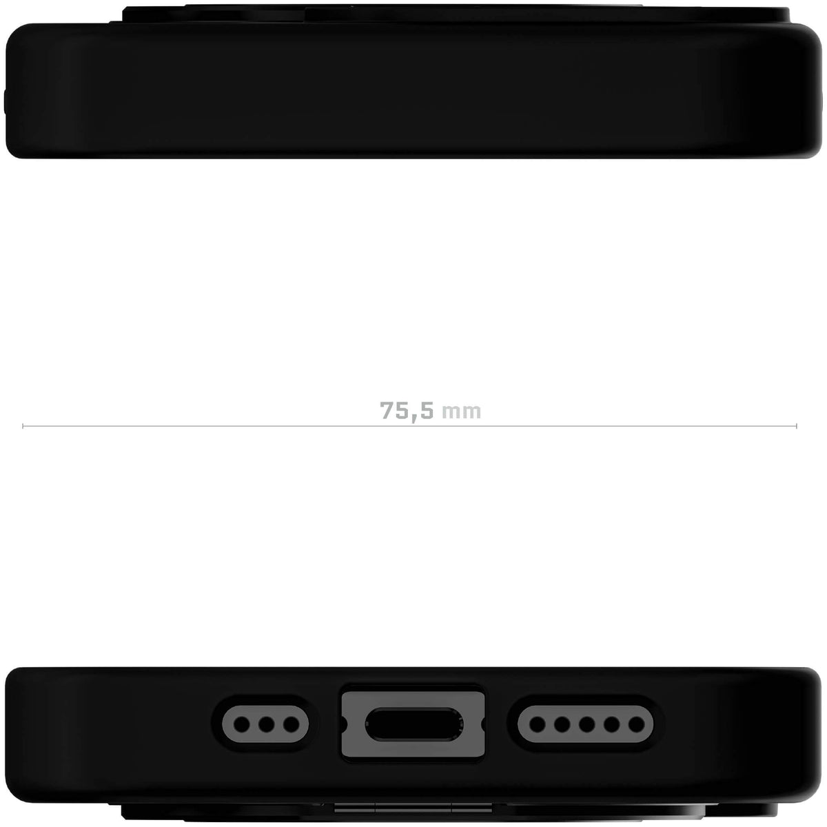 Apple iPhone 15 Pro Magnetic Ring Stand Phone Cases Black