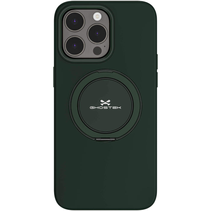 iPhone 15 Pro Max MagSafe Ring Kickstand Phone Case Green