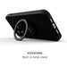 iPhone 15 Pro Max Magnetic Ring Kickstand Case Black