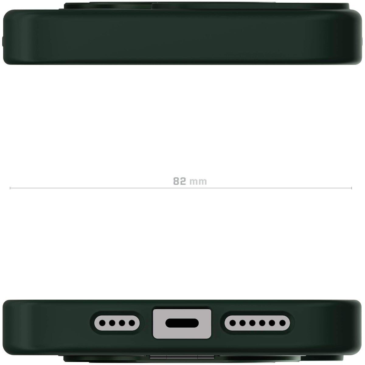 Magnetic Apple iPhone 15 Pro Max MagSafe Ring Stand Case Green Hidden