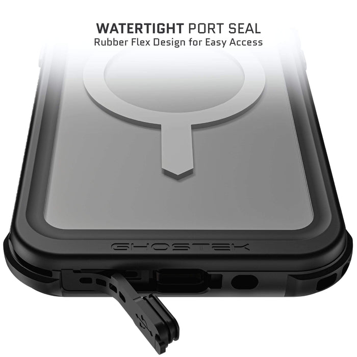 Waterproof iPhone 15 Pro Max Case with Holster