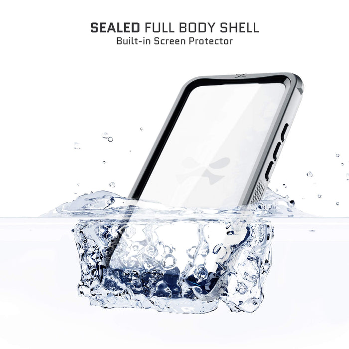 Waterproof Samsung Galaxy S24 Plus Case Belt Clip Holster Clear