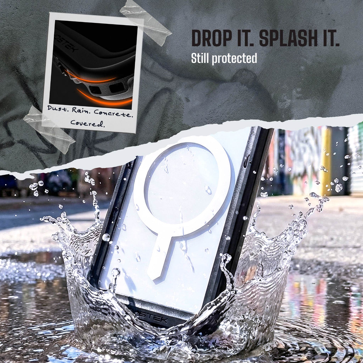 Galaxy S26 Case Waterproof with Screen Protector and MagSafe Magnetic Ring Full Body Heavy Duty Protective Cover Shell