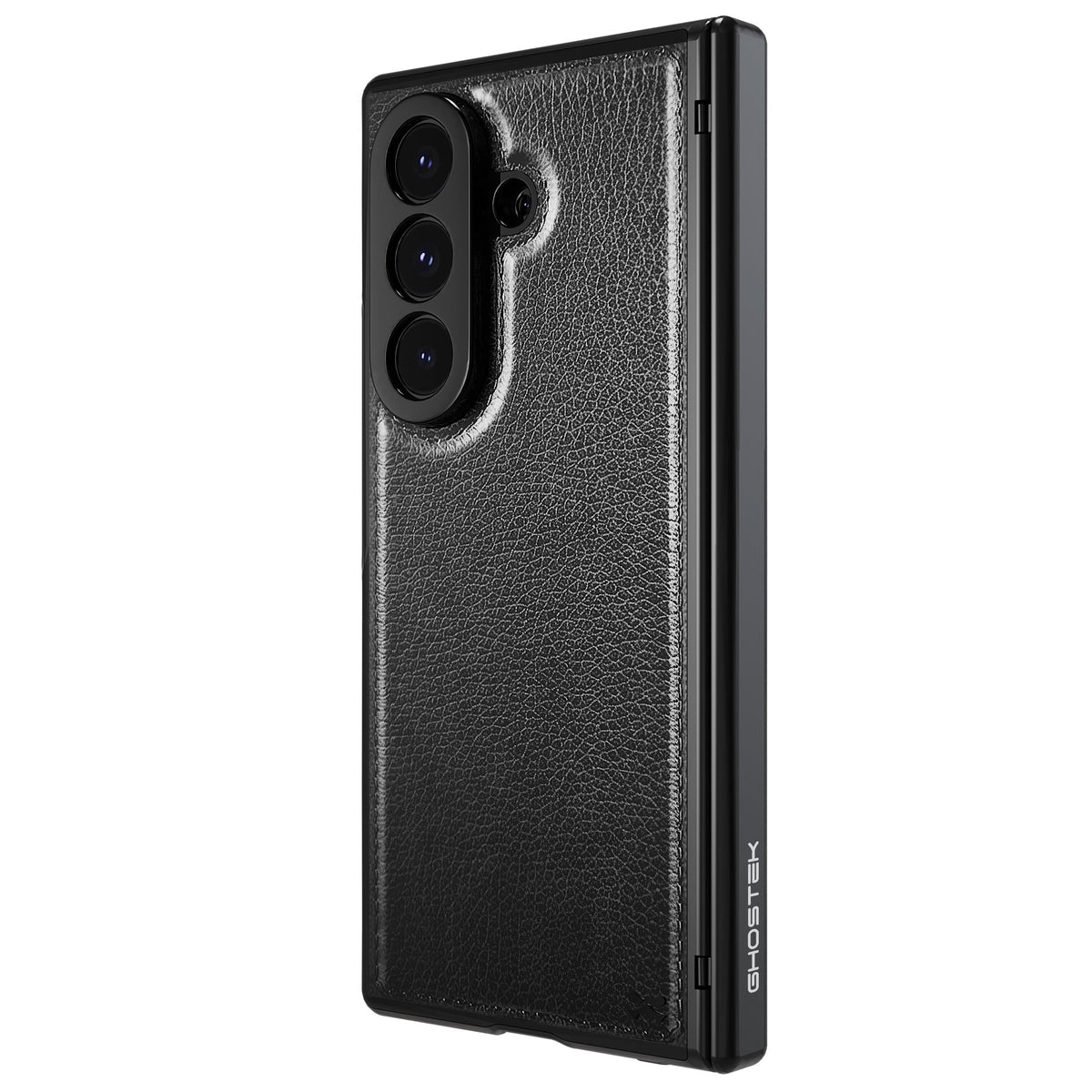 Samsung Galaxy Z Fold 7 Leather Case Black with MagSafe