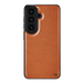 Samsung Galaxy S26 Leather Case Brown with MagSafe Magnetic 