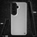 Samsung S26 Leather Case Gray with MagSafe Magnetic 