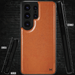 Samsung S26 Ultra Leather Case Brown with MagSafe Magnetic 