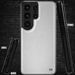 Samsung S26 Ultra Leather Case Gray with MagSafe Magnetic 