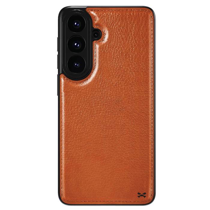 Samsung Galaxy S26 Plus Leather Case Brown with MagSafe Magnetic 