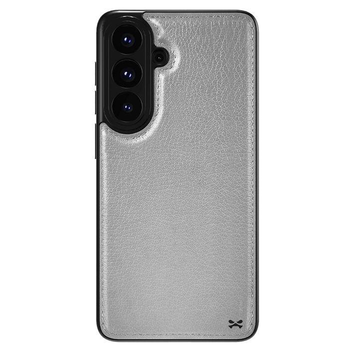 Samsung Galaxy S26 Plus Leather Case Gray with MagSafe Magnetic 